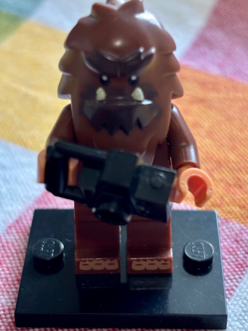 LEGO Series 14 "Square Foot" col225 with stand, pamphlet & accessories.